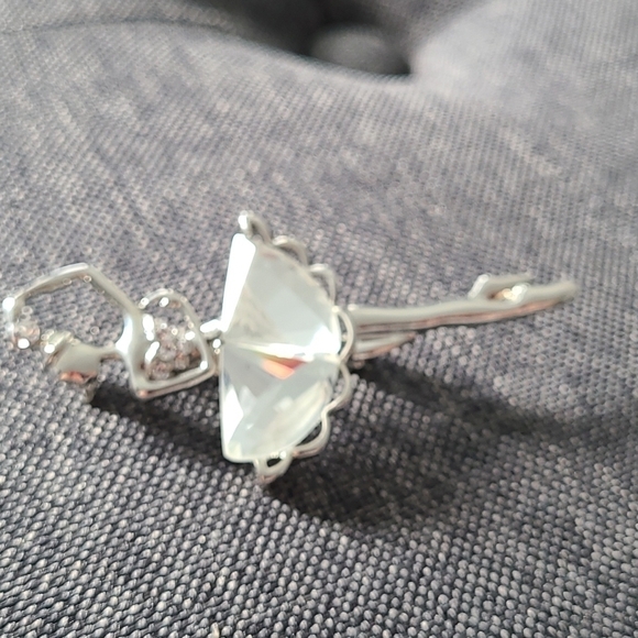 TRÏBE CZ Stone Ballerina Pin Brooch NWOT - Picture 7 of 7
